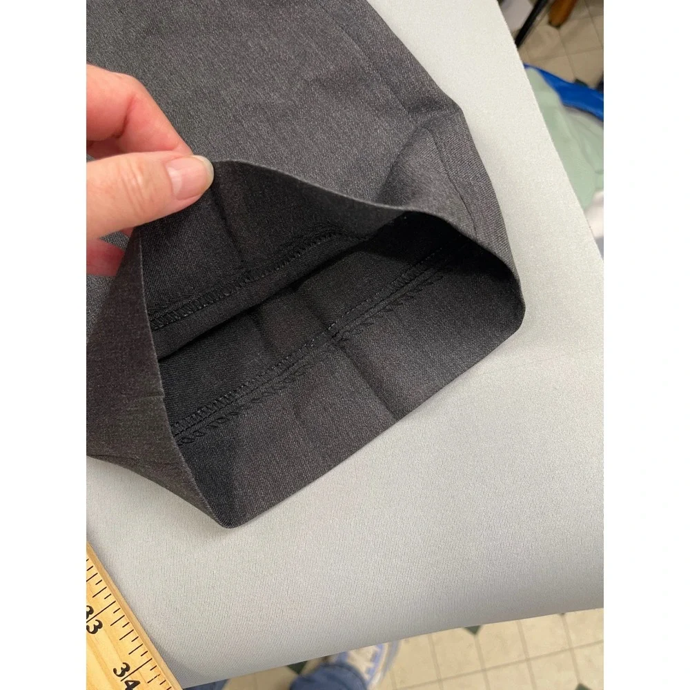Banana Republic Tailored Slim Wool Dress Pants Mens 34x34 Gray‎ Cerruti Fabric